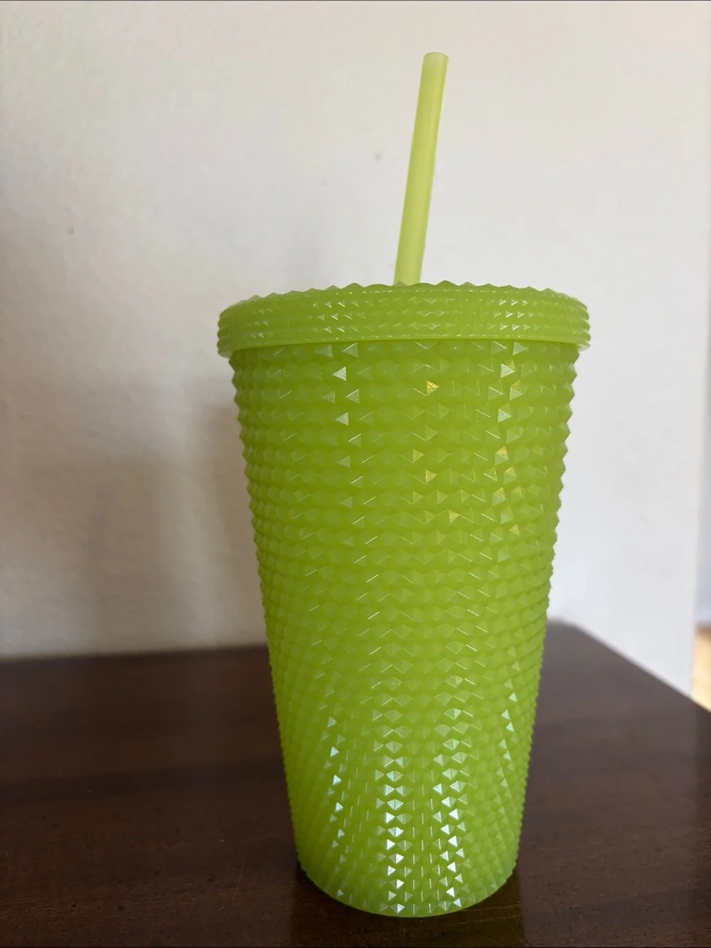 Starbucks Halloween Glow In The Dark Lime Green Studded Reusable Tumbler 16oz